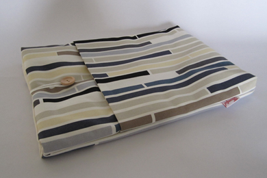13" MacBook Case - Multi Stripe Blue